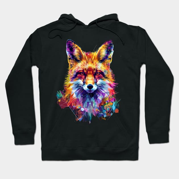 Autumn Embers The Fox Face Hoodie by Gorilla Animal